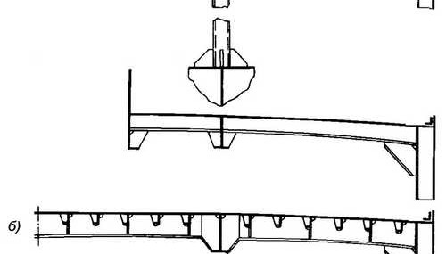 Конструкция палубного перекрытия на судне