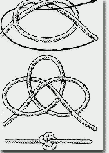 Декоративный трехпетельный узел