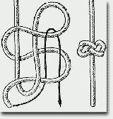 Декоративный кордовый узел