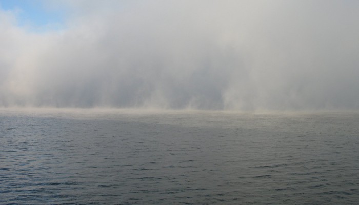 Туман в море