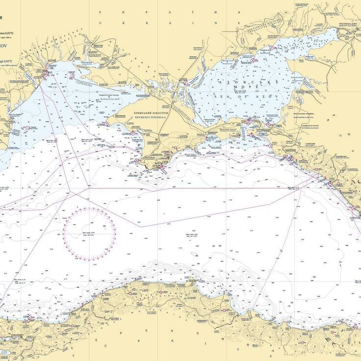 Карта морская навигационная онлайн в реальном времени