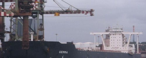 Балкер GEMMA в порту Таранто